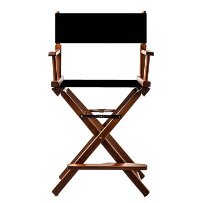 Custom Embroidered 30" Bar Height Gold Medal Director's Chair Walnut Finish Thumbnail