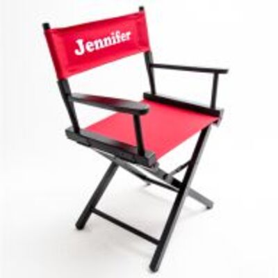 Custom Embroidery 18" Table Height Director Chair w/ Canvas Thumbnail