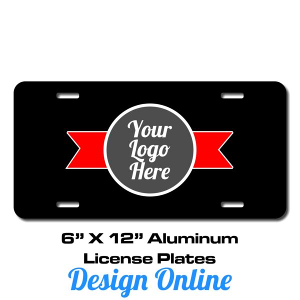 6 X 12 Full Size Aluminum License Plate for Cars and Trucks  Thumbnail