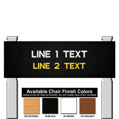 Personalized 30" Director Chair with Embroidery Thumbnail