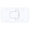 Personalized 3 X 6 Heavy Duty Plastic License Plate Thumbnail