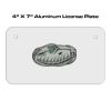 4 X 7 Aluminum License Plate  Thumbnail