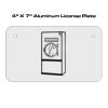 4 X 7 Aluminum License Plate  Thumbnail