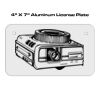 4 X 7 Aluminum License Plate  Thumbnail