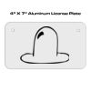 4 X 7 Aluminum License Plate  Thumbnail