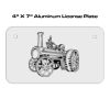 4 X 7 Aluminum License Plate  Thumbnail