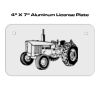 4 X 7 Aluminum License Plate  Thumbnail