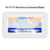 4 X 7 Aluminum License Plate  Thumbnail