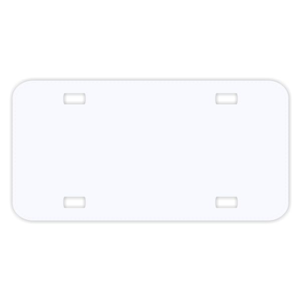 3 x 6 FRP PLASTIC PLATE FRONT