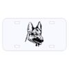 Personalized 3 X 6 Heavy Duty Plastic License Plate Thumbnail