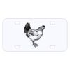 Personalized 3 X 6 Heavy Duty Acrylic / Plastic License Plate Thumbnail