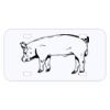 Personalized 3 X 6 Heavy Duty Acrylic / Plastic License Plate Thumbnail