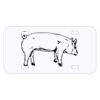 Personalized 3 X 6 Heavy Duty Acrylic / Plastic License Plate Thumbnail