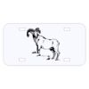 Personalized 3 X 6 Heavy Duty Plastic License Plate Thumbnail