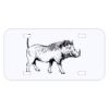 Personalized 3 X 6 Heavy Duty Acrylic / Plastic License Plate Thumbnail