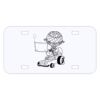 Personalized 3 X 6 Heavy Duty Plastic License Plate Thumbnail