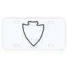 Personalized 3 X 6 Heavy Duty Acrylic / Plastic License Plate Thumbnail