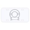 Personalized 3 X 6 Heavy Duty Plastic License Plate Thumbnail