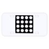 Personalized 3 X 6 Heavy Duty Plastic License Plate Thumbnail
