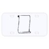 Personalized 3 X 6 Heavy Duty Plastic License Plate Thumbnail