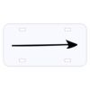 Personalized 3 X 6 Heavy Duty Acrylic / Plastic License Plate Thumbnail
