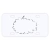 Personalized 3 X 6 Heavy Duty Plastic License Plate Thumbnail