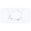 Personalized 3 X 6 Heavy Duty Plastic License Plate Thumbnail