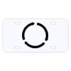 Personalized 3 X 6 Heavy Duty Plastic License Plate Thumbnail