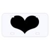 Personalized 3 X 6 Heavy Duty Plastic License Plate Thumbnail