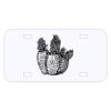 Personalized 3 X 6 Heavy Duty Plastic License Plate Thumbnail