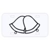 Personalized 3 X 6 Heavy Duty Acrylic / Plastic License Plate Thumbnail