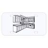 Personalized 3 X 6 Heavy Duty Plastic License Plate Thumbnail