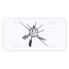 Personalized 3 X 6 Heavy Duty Plastic License Plate Thumbnail