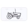 Personalized 3 X 6 Heavy Duty Plastic License Plate Thumbnail