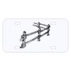 Personalized 3 X 6 Heavy Duty Plastic License Plate Thumbnail