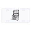 Personalized 3 X 6 Heavy Duty Acrylic / Plastic License Plate Thumbnail