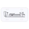 Personalized 3 X 6 Heavy Duty Acrylic / Plastic License Plate Thumbnail