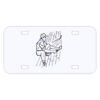 Personalized 3 X 6 Heavy Duty Plastic License Plate Thumbnail