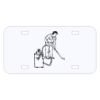 Personalized 3 X 6 Heavy Duty Acrylic / Plastic License Plate Thumbnail