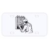 Personalized 3 X 6 Heavy Duty Plastic License Plate Thumbnail