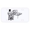 Personalized 3 X 6 Heavy Duty Acrylic / Plastic License Plate Thumbnail