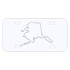 Personalized 3 X 6 Heavy Duty Plastic License Plate Thumbnail