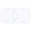Personalized 3 X 6 Heavy Duty Plastic License Plate Thumbnail