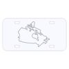 Personalized 3 X 6 Heavy Duty Acrylic / Plastic License Plate Thumbnail