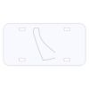 Personalized 3 X 6 Heavy Duty Plastic License Plate Thumbnail