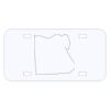 Personalized 3 X 6 Heavy Duty Acrylic / Plastic License Plate Thumbnail