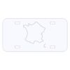 Personalized 3 X 6 Heavy Duty Acrylic / Plastic License Plate Thumbnail