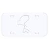 Personalized 3 X 6 Heavy Duty Plastic License Plate Thumbnail