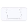 Personalized 3 X 6 Heavy Duty Plastic License Plate Thumbnail