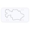 Personalized 3 X 6 Heavy Duty Plastic License Plate Thumbnail